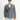 Orta Gri Slim Fit Dar Kesim Desenli Kruvaze Ceket
