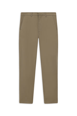 Koyu Vizon 6 Drop Regular Fit Standart Kesim Likralı Kanvas / Chino Pantolon