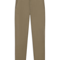 Koyu Vizon Regular Fit Likralı Kanvas / Chino Pantolon