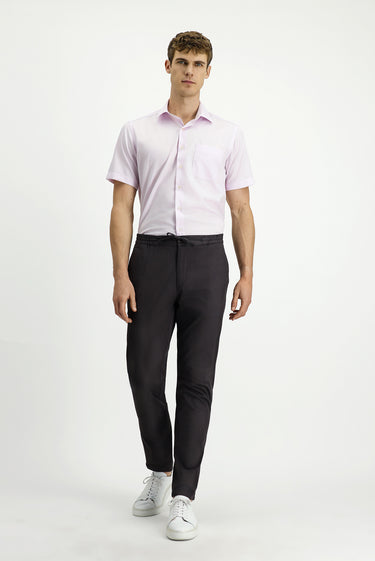 Açık Kahve  Slim Fit Dar Kesim Likralı Beli Lastikli İpli Pantolon