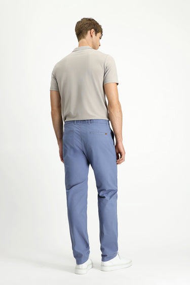 Havacı Mavi Regular Fit Likralı Kanvas / Chino Pantolon