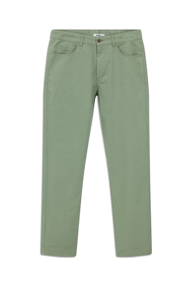 Çağla Yeşili Regular Fit Likralı Kanvas / Chino Pantolon