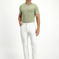 Ekru Relaxed Fit Rahat Kesim Likralı Kanvas / Chino Pantolon