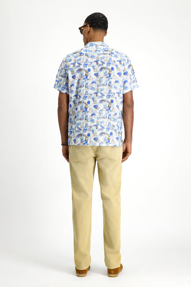 Açık Bej Regular Fit Likralı Beli Lastikli İpli Pileli Pantolon