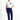 Orta Lacivert Regular Fit Likralı Kanvas / Chino Pantolon