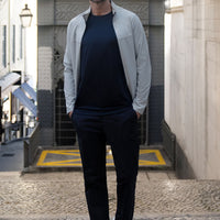 Siyah Regular Fit Likralı Kanvas / Chino Pantolon