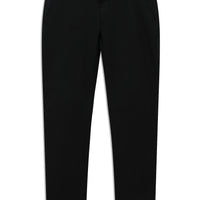 Siyah Regular Fit Likralı Kanvas / Chino Pantolon