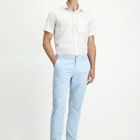 Gök Mavisi Regular Fit Likralı Kanvas / Chino Pantolon