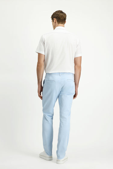 Gök Mavisi Regular Fit Likralı Kanvas / Chino Pantolon