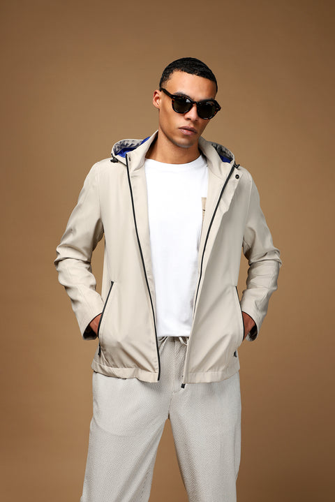 Stone Hooded Sport Seasonal Jacket