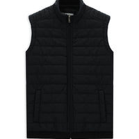 Black Quilted Sport Vest
