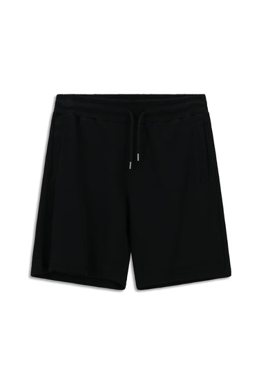 Siyah Pamuklu Spor Sweat Şort