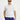 Kırık Beyaz Slim Fit Dar Kesim Pamuk Desenli Polo Yaka Tişört