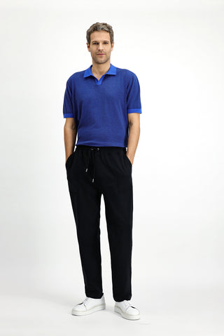 Siyah Pamuklu Sweatpant / Eşofman Altı