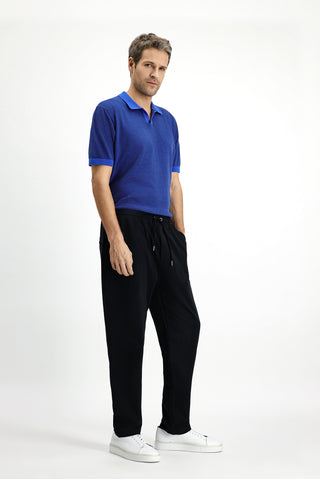 Siyah Pamuklu Sweatpant / Eşofman Altı
