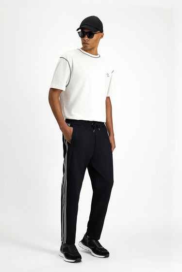 Siyah Likralı Sweatpant / Eşofman Altı