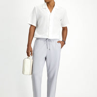 Açık Gri Likralı Sweatpant / Eşofman Altı