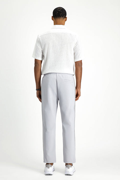 Açık Gri Likralı Sweatpant / Eşofman Altı