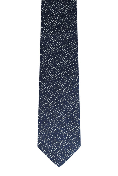 Lacivert Desenli Kravat