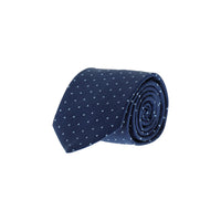 Navy Patterned Tie
