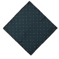 Dark Navy Patterned Handkerchief