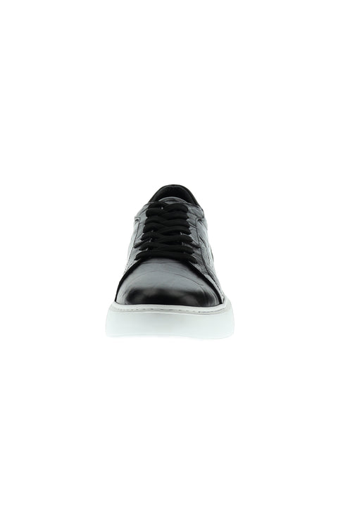 Siyah Sneaker Deri Ayakkabı