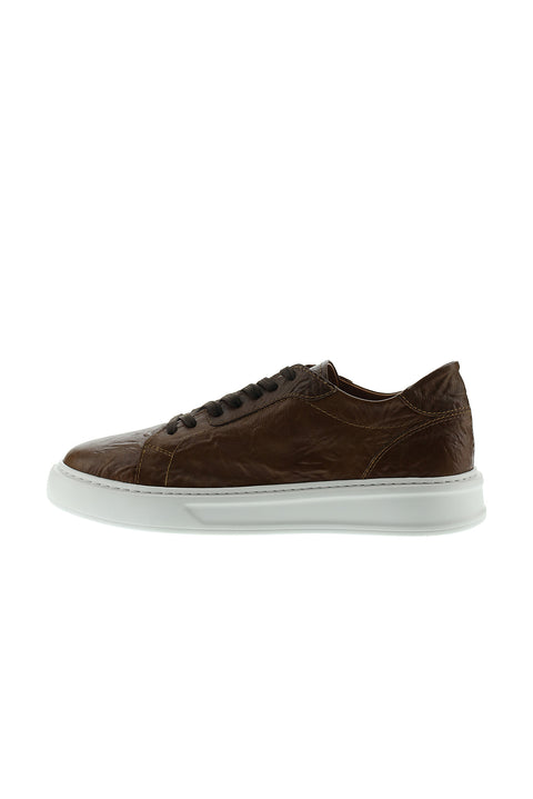 Tan Leather Sneaker Shoes
