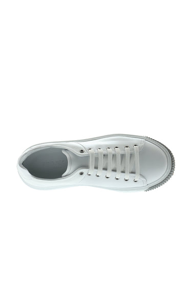 Beyaz Sneaker Deri Ayakkabı
