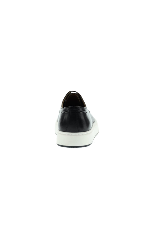 Siyah Techno-Line Sneaker Deri Ayakkabı