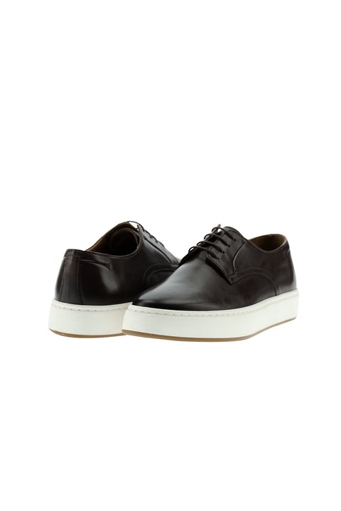 Orta Kahve Techno-Line Sneaker Deri Ayakkabı