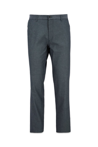 Koyu Füme Relaxed Fit Rahat Kesim Yan Cepli Pamuklu Desenli Kanvas / Chino Pantolon