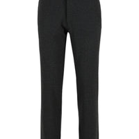 Açık Antrasit Regular Straight Fit Yan Cepli Likralı Esnek Desenli Kanvas / Chino Pantolon