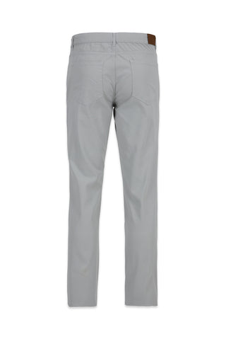 Açık Gri Relaxed Fit Rahat Kesim 5 Cep Likralı Kanvas / Chino Pantolon