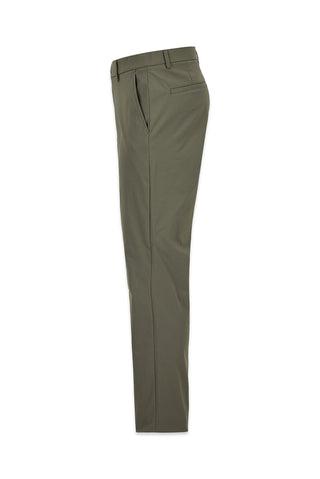 Orta Haki Regular Fit Standart Kesim Likralı Kanvas / Chino Pantolon