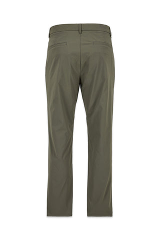 Orta Haki Regular Fit Standart Kesim Likralı Kanvas / Chino Pantolon