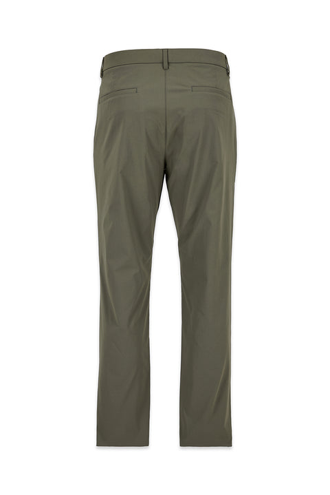 Medium Khaki Regular Fit Standard Cut Stretch Canvas / Chino Trousers