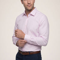 Toz Pembe Uzun Kol Regular Fit Non Iron Ütü Gerektirmeyen Klasik Pamuklu Gömlek