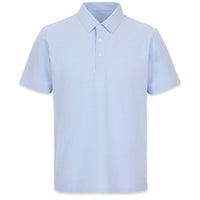 Mavi Polo Yaka Regular Fit İpek Karışımlı Dikişsiz Tişört