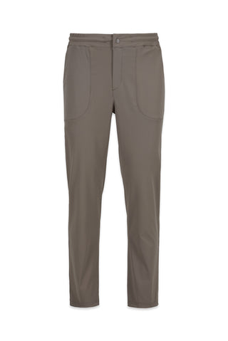 Orta Vizon Techno-Line Beli Lastikli Cepli Likralı Esnek Sweatpant / Eşofman Altı