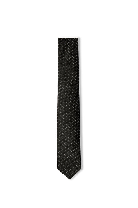 Black Patterned Tie