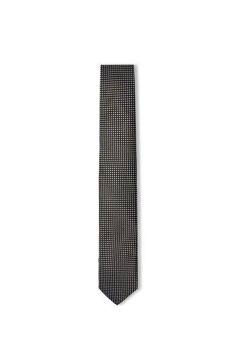 Black Patterned Tie