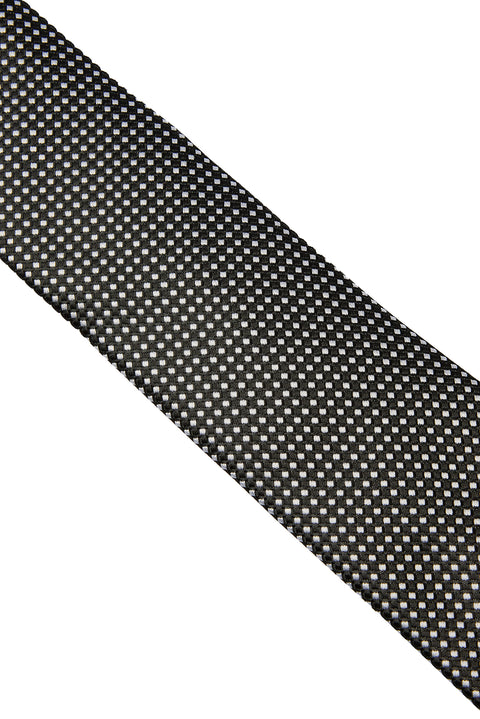 Black Patterned Tie