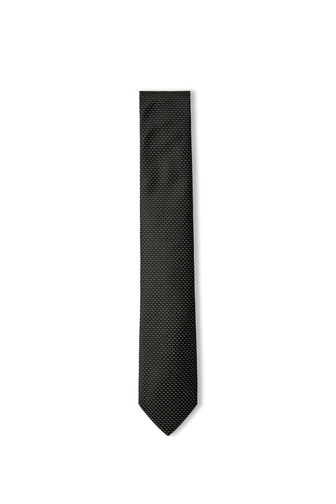 Black Patterned Tie