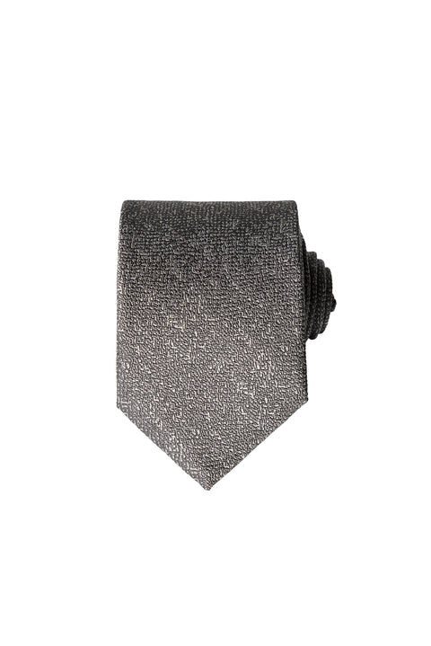 Silver Patterned Tie