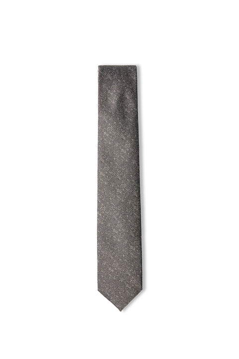Silver Patterned Tie