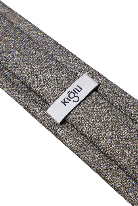 Silver Patterned Tie