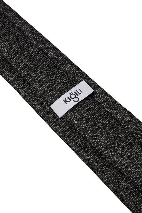 Light Anthracite Patterned Tie