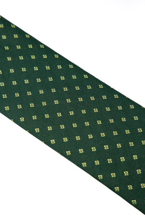 Forest Green Patterned Tie