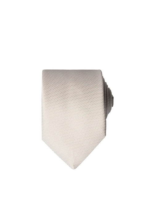 Silver Patterned Tie