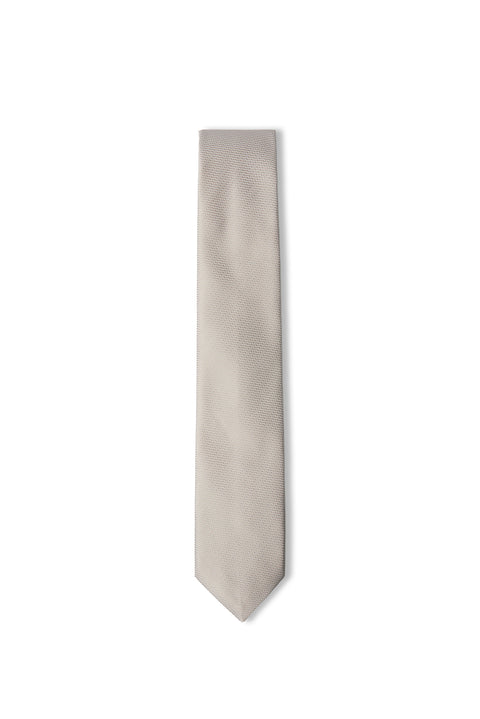 Silver Patterned Tie